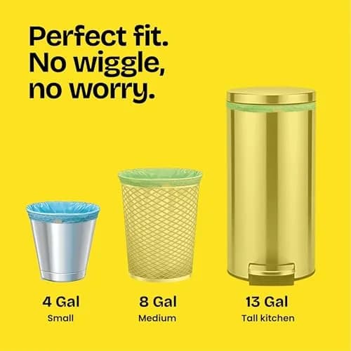 Glad Small Trash Bags 4 Gallon | Odor-Resistant with Febreze Beachside Breeze (70-120 chars) thumbnail 4