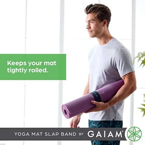 Gaiam Yoga Mat Strap Slap Band, Snap Closure, Fits Most Mats | Secure & Easy to Use thumbnail 4
