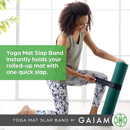 Gaiam Yoga Mat Strap Slap Band, Snap Closure, Fits Most Mats | Secure & Easy to Use thumbnail 2