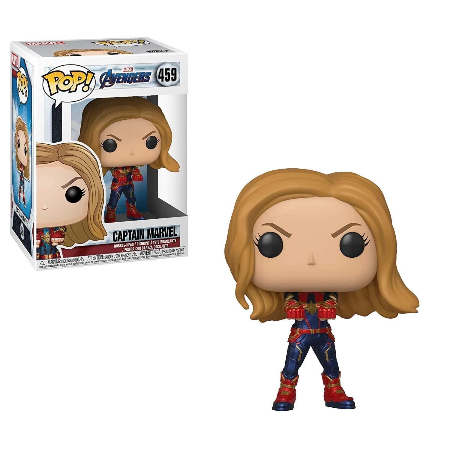 Funko Pop! Marvel Avengers Captain America (Endgame) #459 with Collector Cards | Entertainment Earth Exclusive - main product image