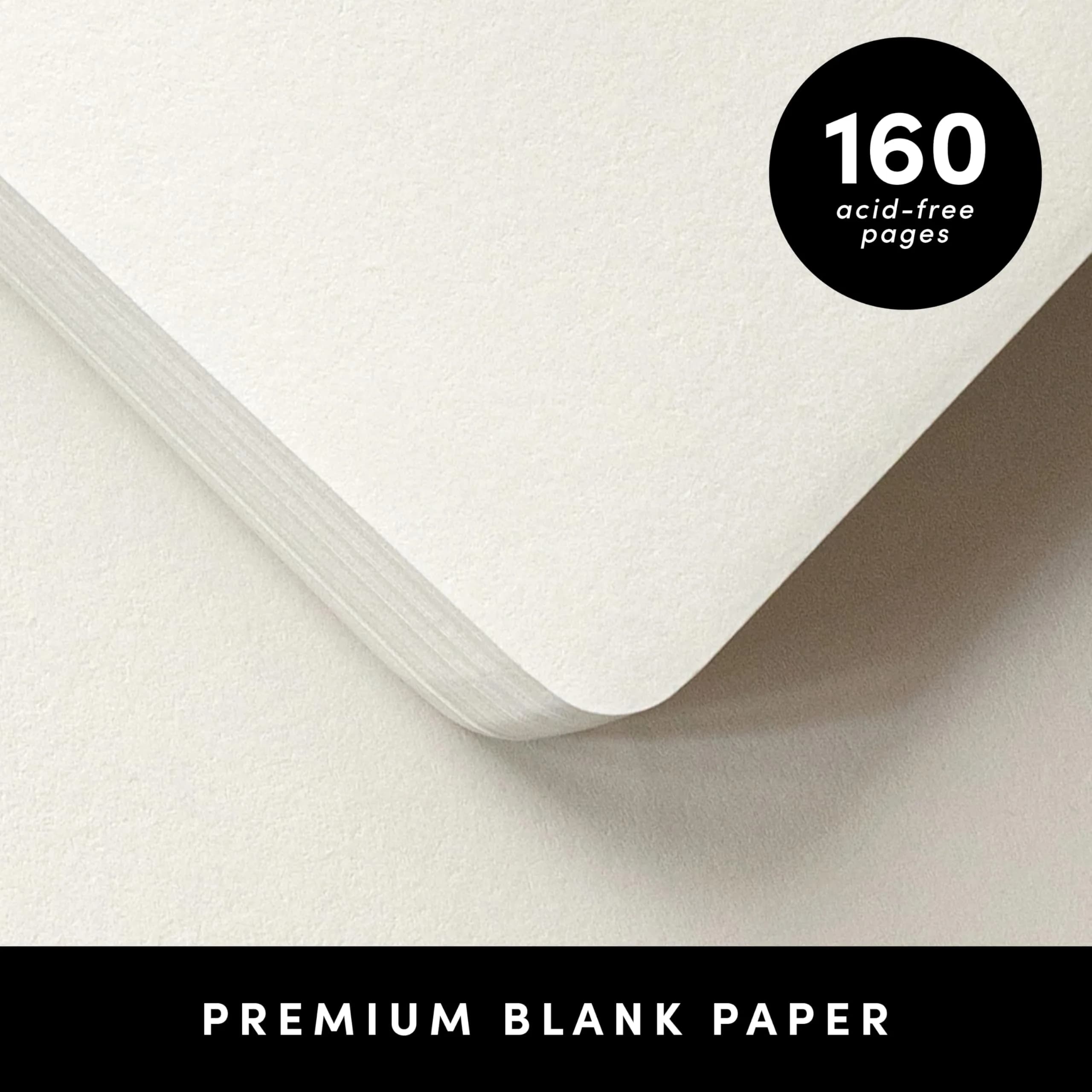 PAPERAGE Royal Blue Hardcover Journal Notebook, 5.6" x 8", 160 Pages, 100 GSM Thick Paper | Premium Journal for Work, School & Note Taking thumbnail 3
