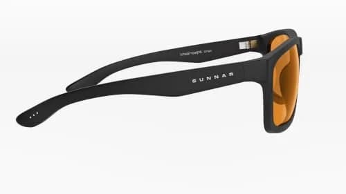 GUNNAR Intercept Onyx Amber Max Gaming Glasses 58mm (2.28in) Lens Width | Blue Light Blocking for Eye Relief thumbnail 5
