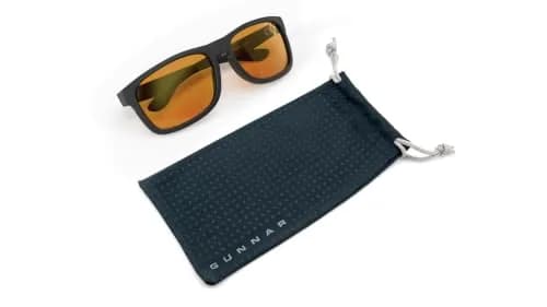GUNNAR Intercept Onyx Amber Max Gaming Glasses 58mm (2.28in) Lens Width | Blue Light Blocking for Eye Relief thumbnail 6