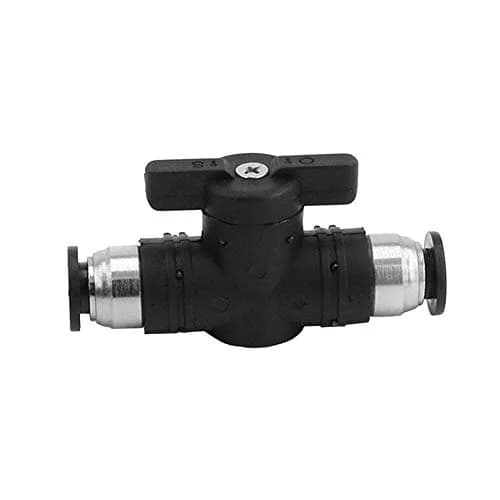 beduan Pneumatic Ball Valve 1/4" x 1/4" OD Push to Connect Fitting Quick Connect Union | Air Flow Control Valve thumbnail 2