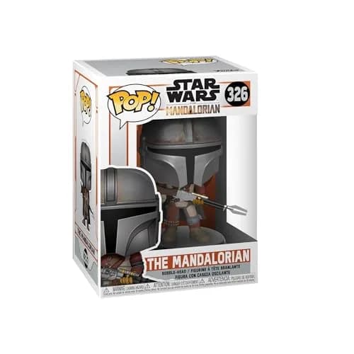 Funko POP! Star Wars: The Mandalorian - The Mandalorian Bobble-Head | 3.75-inch Vinyl Collectible for Fans thumbnail 1