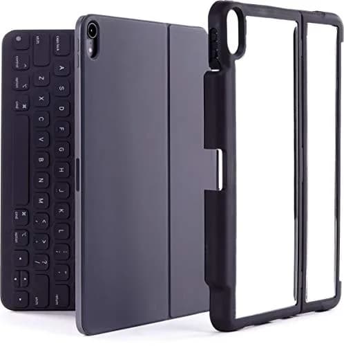 STM Dux Shell for iPad Pro 12.9 (3rd Gen) Supports Apple Keyboard Folio - Black | Military Drop-Test Certified thumbnail 7