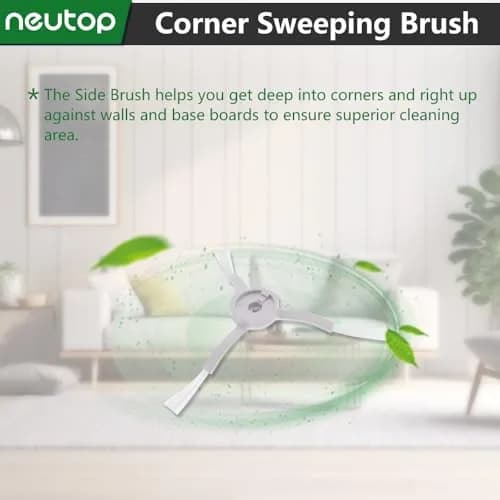 Neutop Replacement Kit Compatible with Roborock S6 S5 S4 E35 E25 E20 | 2 Main Brushes & HEPA Filters for Xiaomi Vacuum thumbnail 6