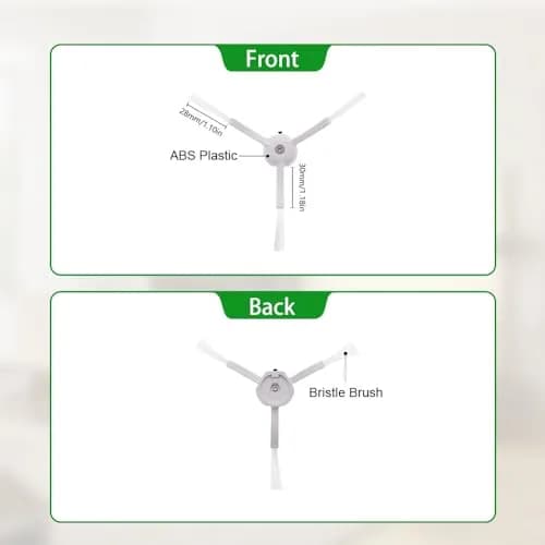 Neutop Replacement Kit Compatible with Roborock S6 S5 S4 E35 E25 E20 | 2 Main Brushes & HEPA Filters for Xiaomi Vacuum thumbnail 7