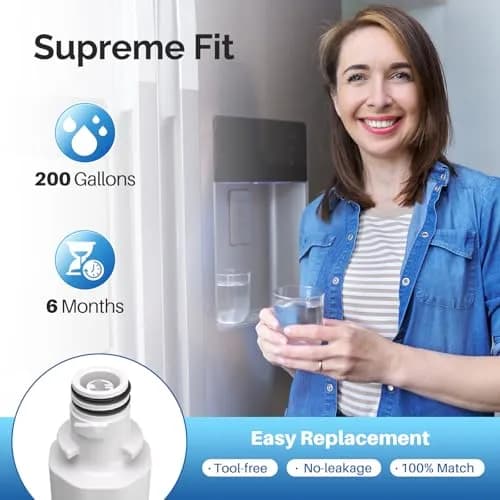 ICEPURE LT1000PC Refrigerator Water Filter and LT120F Air Filter Combo 3-Pack | NSF Certified for Safe Drinking Water thumbnail 7