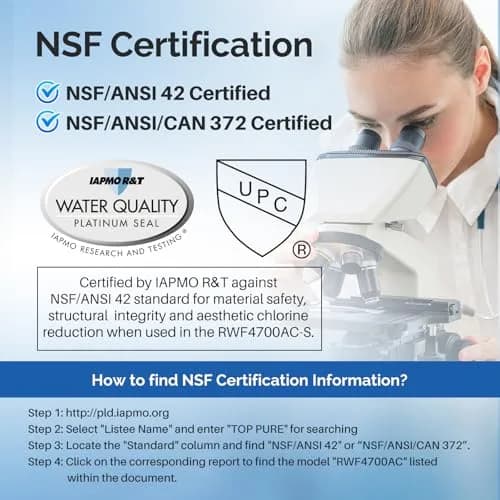 ICEPURE LT1000PC Refrigerator Water Filter and LT120F Air Filter Combo 3-Pack | NSF Certified for Safe Drinking Water thumbnail 3