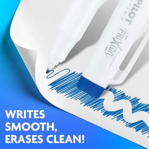 Pilot FriXion Fineliner Erasable Marker Pens, Fine Point 0.7mm, Pack of 6 Assorted Colors | Smooth Ink Flow thumbnail 2