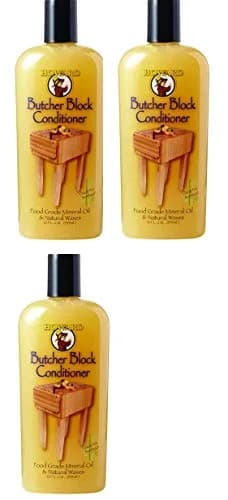 HOWARD BUTCHER BLOCK COND 12 FL OZ | Food-Grade Mineral Oil & Beeswax for Wooden Surfaces thumbnail 1
