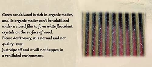 Louise Maelys Wooden Hair Combs Set 7.8 x 2.1 inch | Anti-static & Calming Sandalwood Scent thumbnail 6