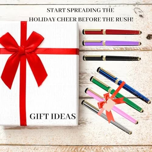 Dryden Designs Fine Nib Fountain Pen - Pink, 0.5mm Line Size | Smooth Elegant Writing with 24 Ink Cartridges thumbnail 5