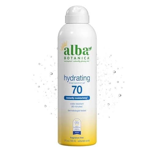 Alba Botanica Hydrating Sunscreen Spray SPF 70 | Broad Spectrum Water Resistant 148ml (5 Fl Oz) thumbnail 1