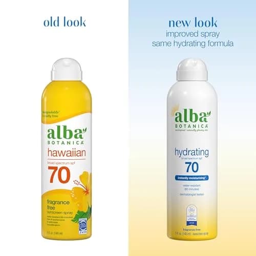Alba Botanica Hydrating Sunscreen Spray SPF 70 | Broad Spectrum Water Resistant 148ml (5 Fl Oz) thumbnail 3