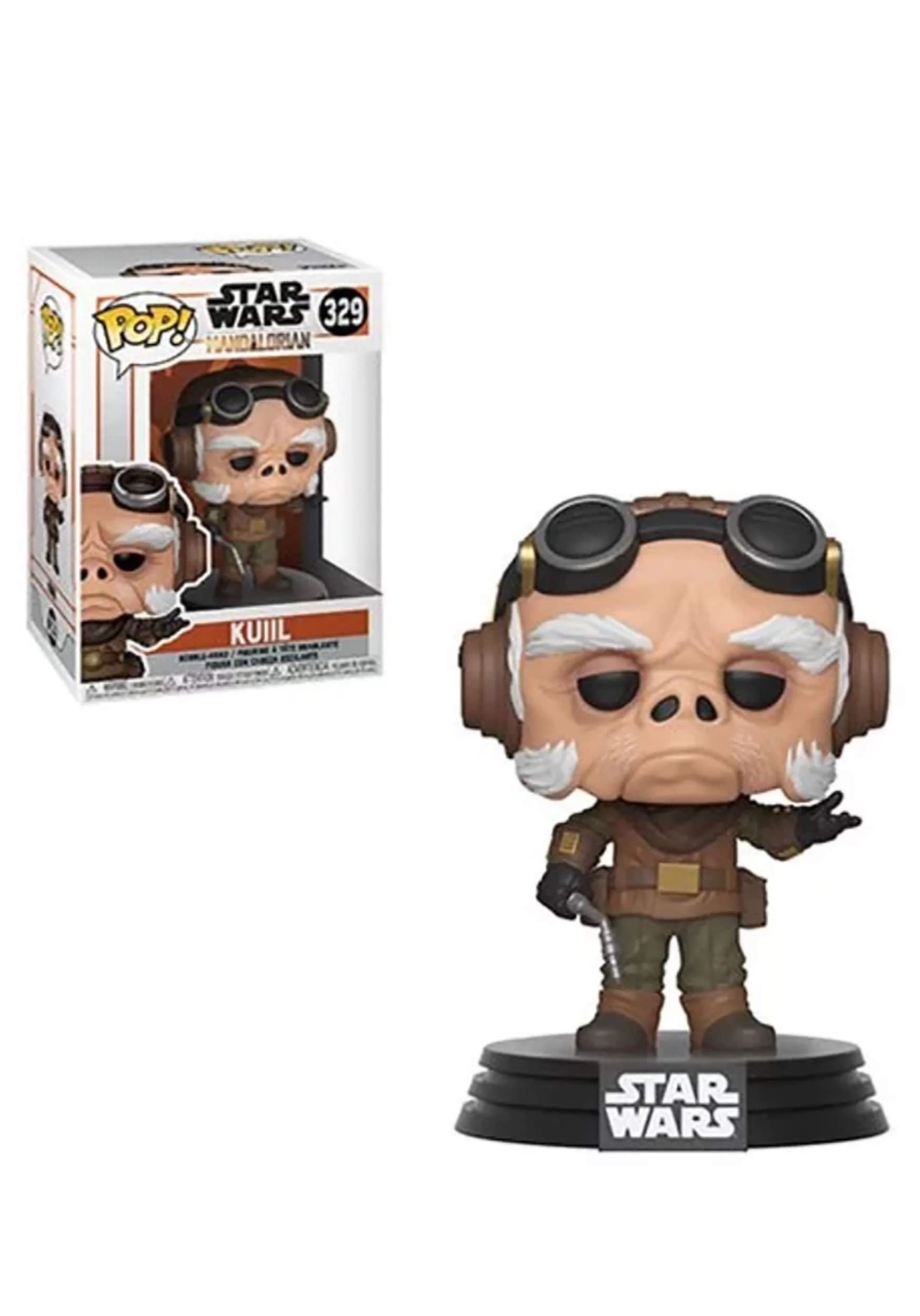 Funko Pop! Star Wars: Mandalorian - Kuiil | 9cm Vinyl Action Figure, Multicolor — Standard