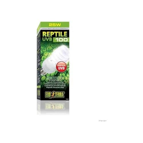 Exo Terra Repti-Glo 5.0 Compact Fluorescent Tropical Reptile Terrarium Lamp 26W (7.8" H x 2.6" W) | Stimulates Appetite & Activity thumbnail 1