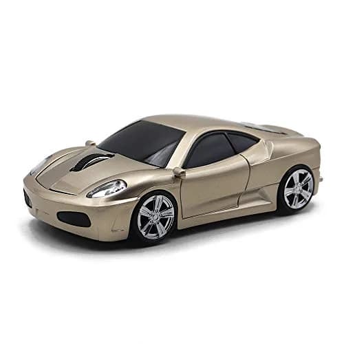 MGbeauty Wireless Mouse Sport Car Shape 120x60x35mm | 1600 DPI, Plug & Play, Compatible with Windows & Mac thumbnail 2