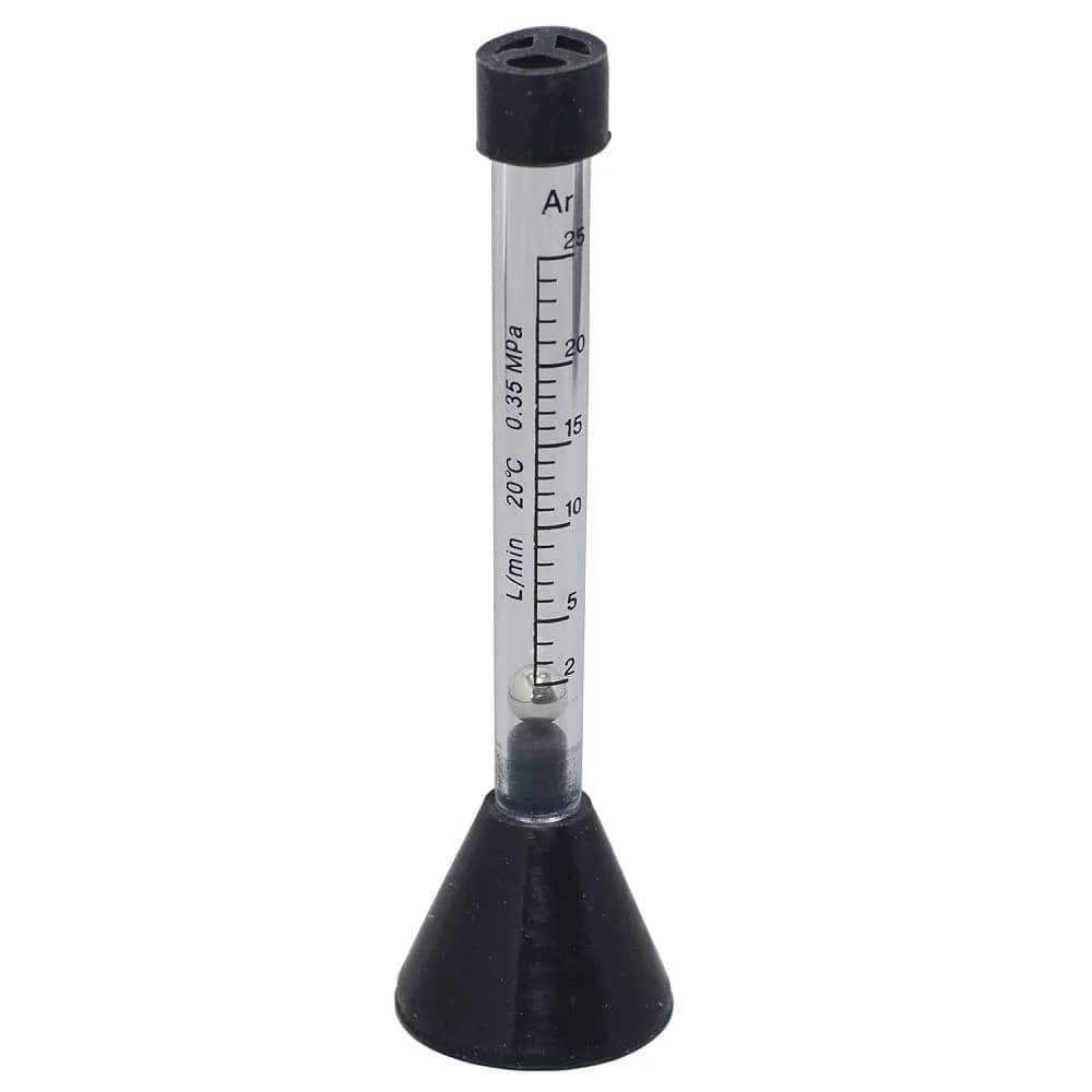 RIVERWELD Argon Gas Flow Meter Tester 0-25 LPM (0.03 kg) | Measures Flow for MIG/TIG Torches