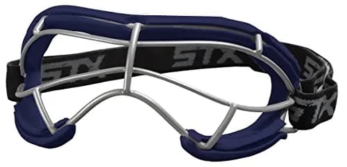 STX 4Sight+ S Adult Lacrosse Goggles Navy | SEI Certified ASTM F3077-177 thumbnail 1