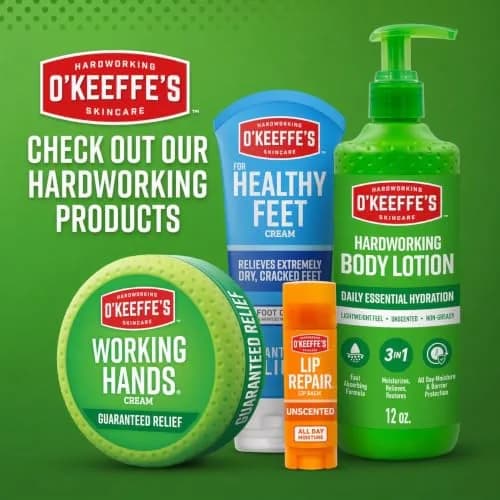 O'Keeffe's Lip Repair Night Treatment Balm 0.25 oz (7g) | Overnight Repair for Severely Dry, Cracked Lips thumbnail 9