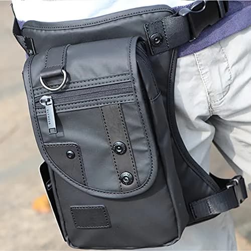 Fekesu Oxford Leg Bag for Men & Women | Waterproof Waist Pack 17.78x6.86x25.91 cm | Outdoor Travel & Cycling thumbnail 2