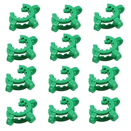SUCOHANS 12 pcs Keck Clips Ground Joints #24 | Standard Taper POM for Joints 24/29 and 24/40 thumbnail 1