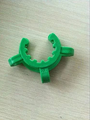 SUCOHANS 12 pcs Keck Clips Ground Joints #24 | Standard Taper POM for Joints 24/29 and 24/40 thumbnail 2
