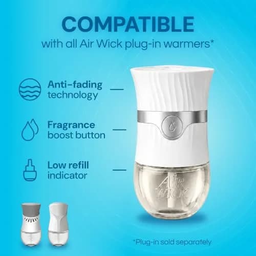 Air Wick Plug In Refills Fresh Linen Scented Oil 10 Count | Infused with Essential Oils for Continuous Fragrance thumbnail 5