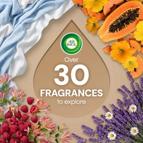 Air Wick Plug In Refills Fresh Linen Scented Oil 10 Count | Infused with Essential Oils for Continuous Fragrance thumbnail 9