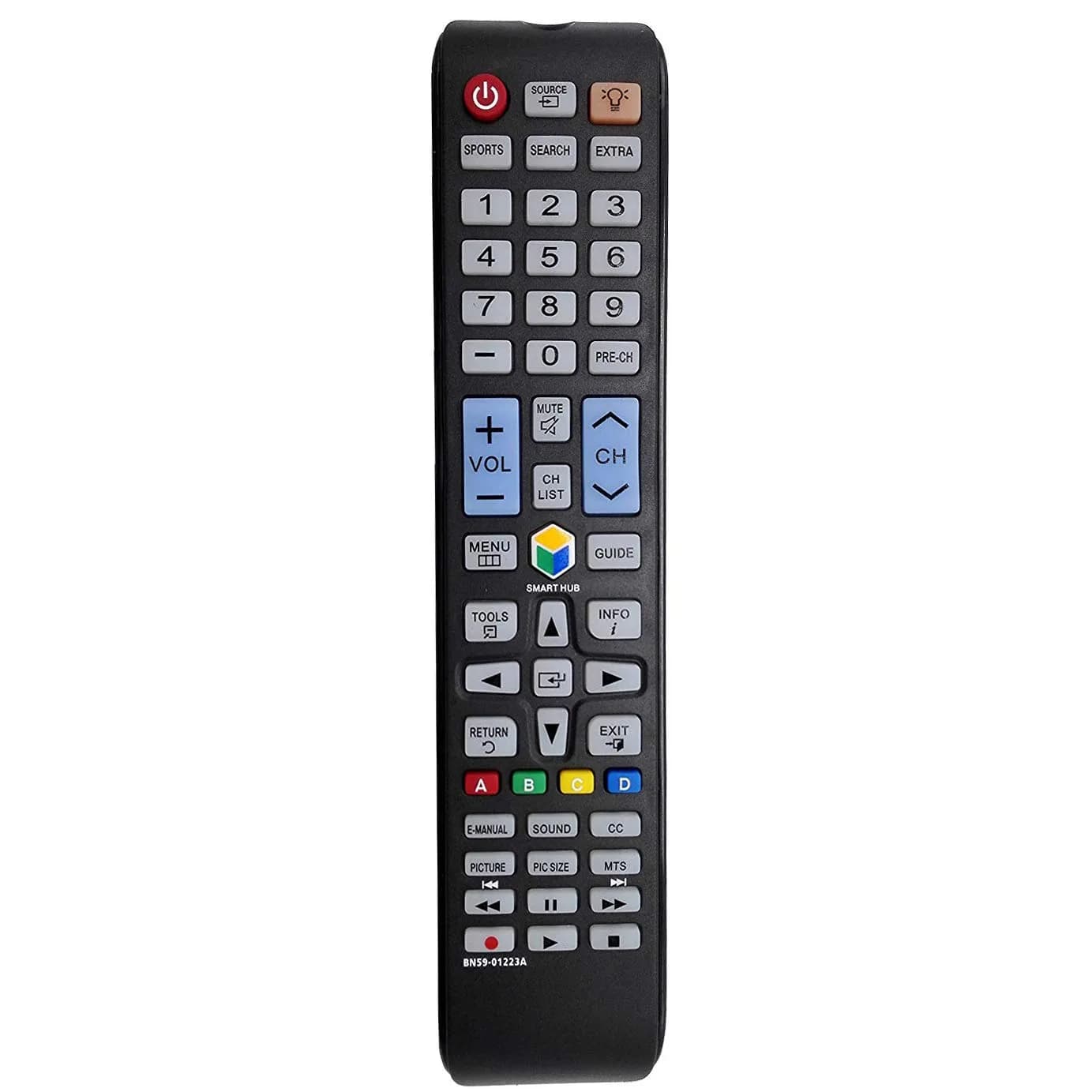Beyution BN59-01223A Replacement Remote Control for Samsung Smart TVs | Infrared Connectivity — black