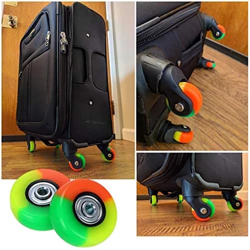 OwnMy 50mm x 18mm Luggage Suitcase Replacement Wheels Set of 4 | Smooth Rolling for Travel thumbnail 7