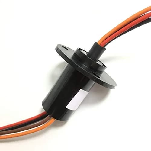 Taidacent Rotary Slip Ring 4 Wires 15A Gold Contact | Long-Lasting Electrical Collector thumbnail 4