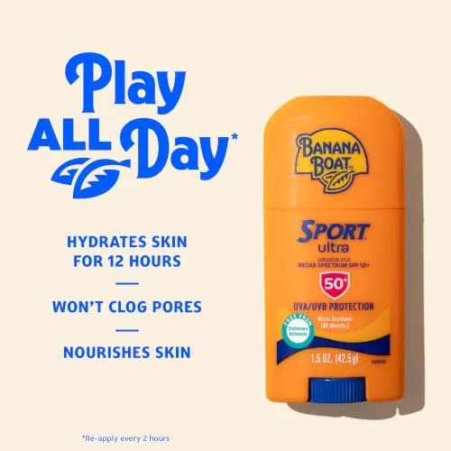 Banana Boat Sport Ultra SPF 50 Sunscreen Stick 40g (1.5 oz) | Sweat & Water Resistant 80 Min thumbnail 3