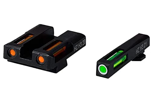 HIVIZ Litewave H3 Sight Tritium LitePipe for Glock 9mm, Green/Orange | Day/Night Illumination thumbnail 1