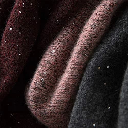 CLISIL Lilac Sequin Yarn 100g (3.5 oz) | Sparkle Fantasy Art Yarn for Crochet, Knitting, Weaving thumbnail 6