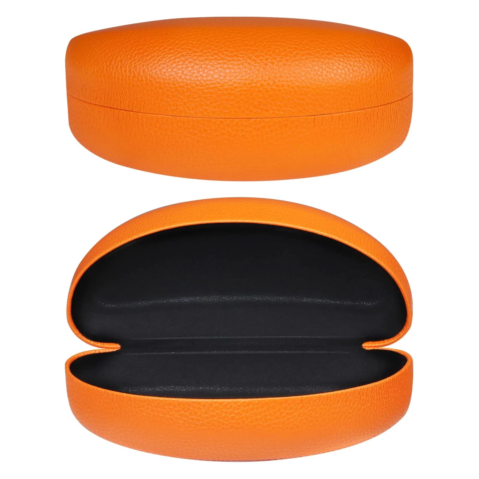 molshine Hard Shell Sunglasses Case, Classic Eyeglass Case for Men & Women, Orange | 16.5 cm (6.5")