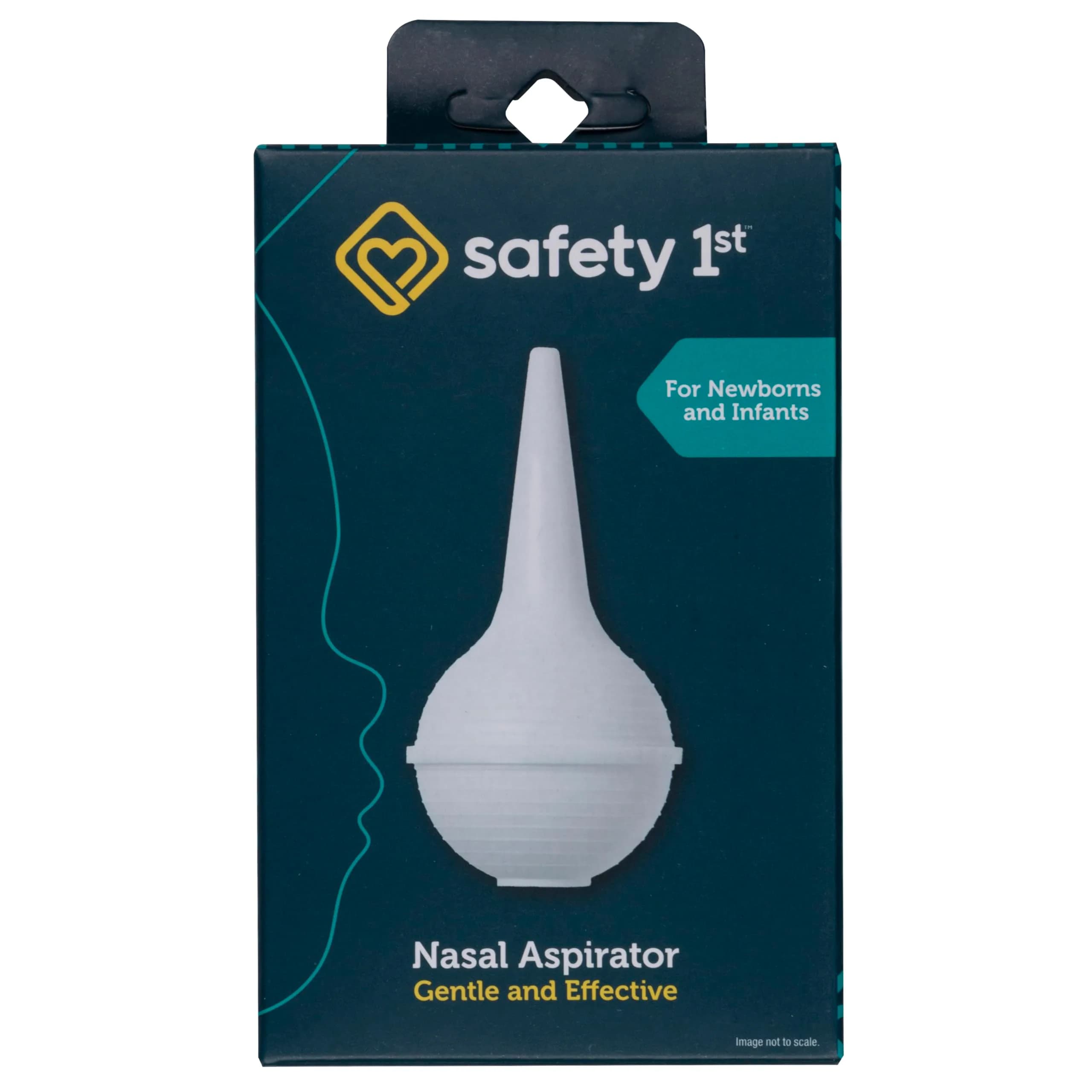 Safety 1st Nasal Aspirator White 1 Count (60g/2.1oz) | Gentle Suction for Clear Breathing - main product image