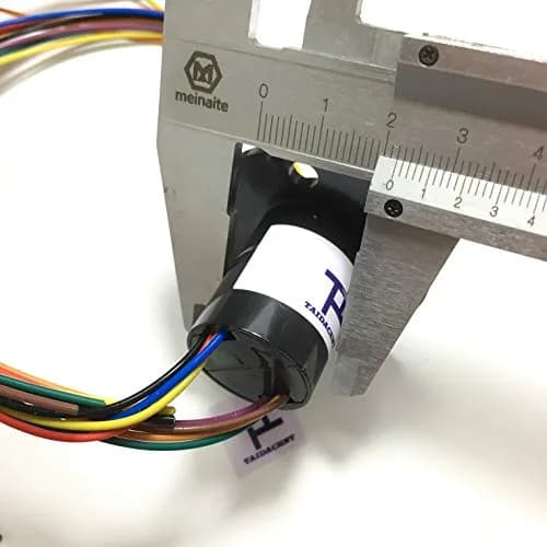 Taidacent Electrical Slip Ring Rotary Collector Ring 8 Wires 5A Diameter 22mm | Gold Contact for Long Life thumbnail 5