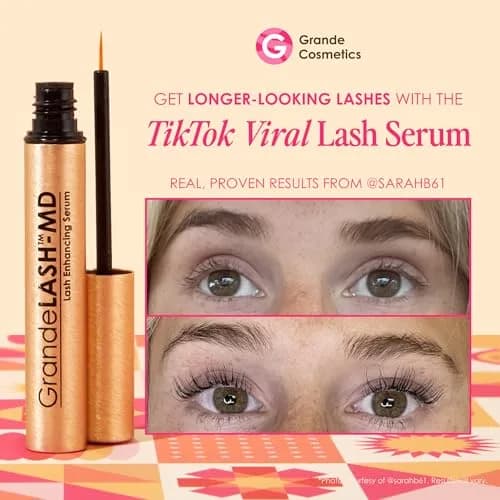 Grande Cosmetics GrandeLASH-MD Lash Enhancing Serum 4ml (0.135 Fl Oz) | Ophthalmologist Approved for Thicker, Longer Lashes thumbnail 2