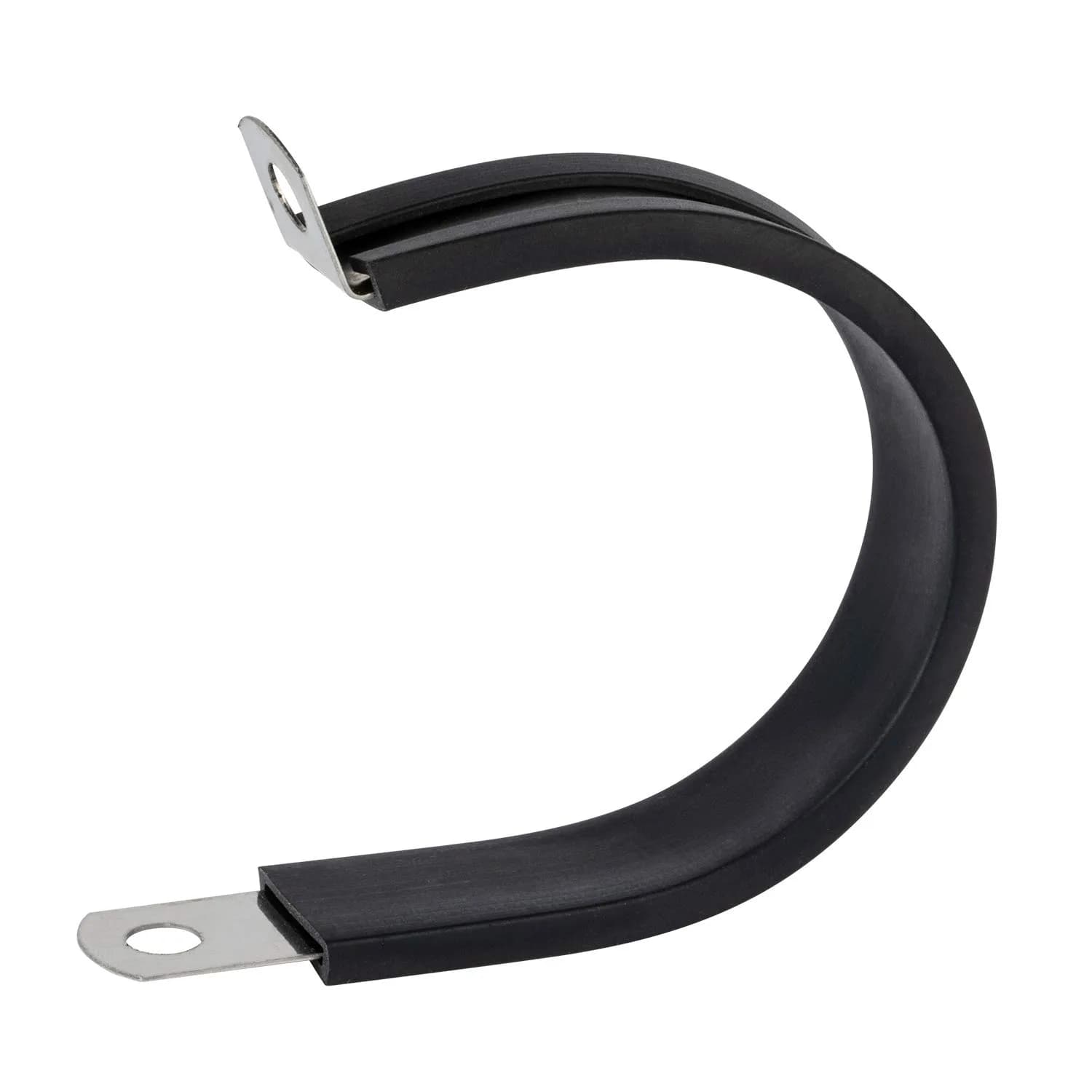 ISPINNER 1.5 Inch Rubber Cushioned Stainless Steel Cable Clamps (12-Pack) | Marine Grade Corrosion Resistance