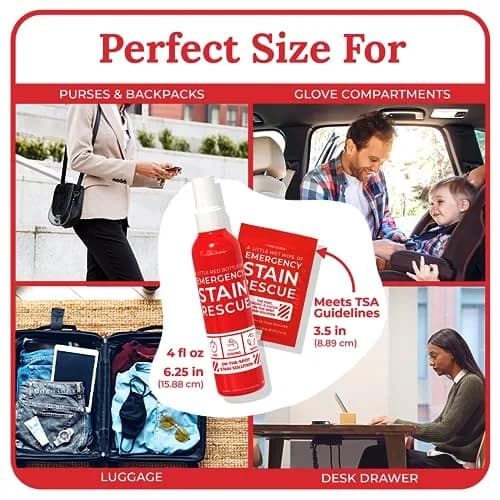 Emergency Stain Rescue Stain Remover Spray 360ml (12 Fl Oz) | Versatile Fabric Stain Treater for Wine, Coffee, Grease thumbnail 3