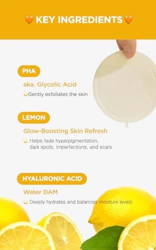 DERMALOGY by NEOGENLAB Bio-Peel Gauze Peeling Pads (Lemon, 8 pcs) | Gentle exfoliation with Lemon & Hyaluronic Acid thumbnail 4