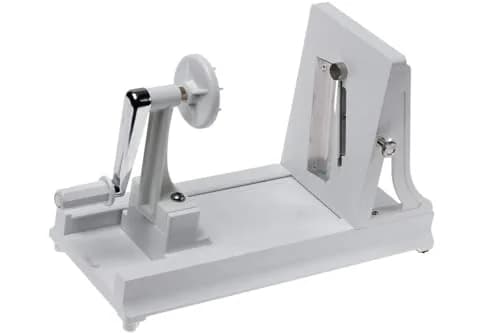 Benriner Turning Slicer White | 4 Japanese Stainless Steel Blades for Precise Vegetable & Fruit Strands thumbnail 2