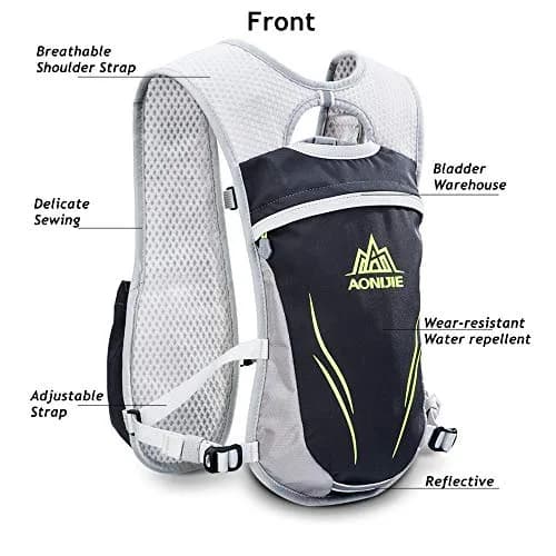 AONIJIE Hydration Vest Pack 5.5L (165ml) | Lightweight Running Vest for Men & Women thumbnail 2