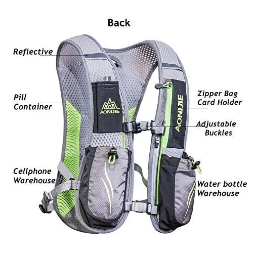 AONIJIE Hydration Vest Pack 5.5L (165ml) | Lightweight Running Vest for Men & Women thumbnail 3