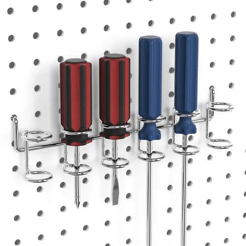 FRIMOONY 80-Piece Pegboard Hooks Assortment with Bins and Peg Locks | Organize Tools, Garage, Kitchen thumbnail 5