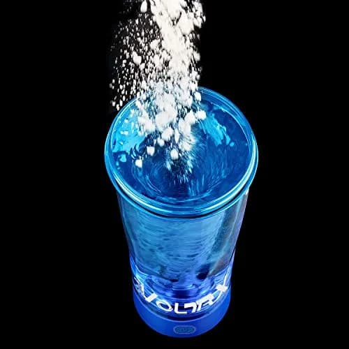 VOLTRX Premium Electric Protein Shaker Bottle 600ml (20 fl oz) | Vortex Portable Mixer Cup with USB Rechargeable Battery thumbnail 3