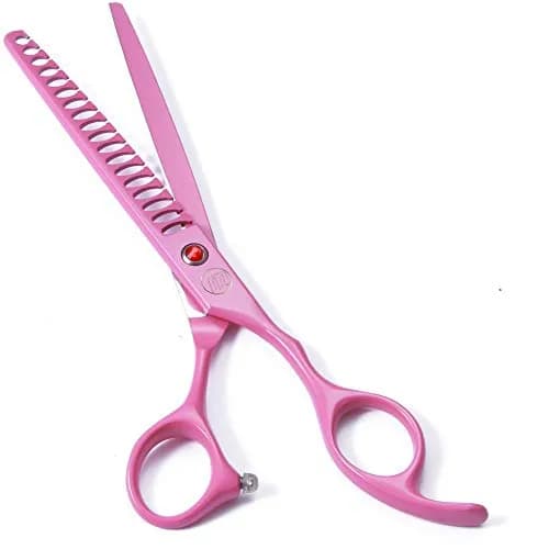 Moontay 7" Professional Dog Grooming Scissors Set of 5 with Pet Comb & Bag | Sharp, Ergonomic & Hand Forged thumbnail 4